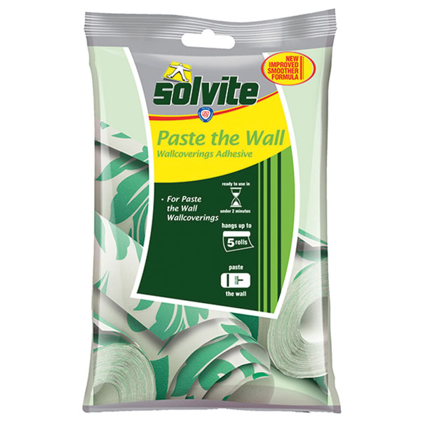 Solvite 1584707 Paste The Wall Wallpaper Paste Sachet 5 Roll