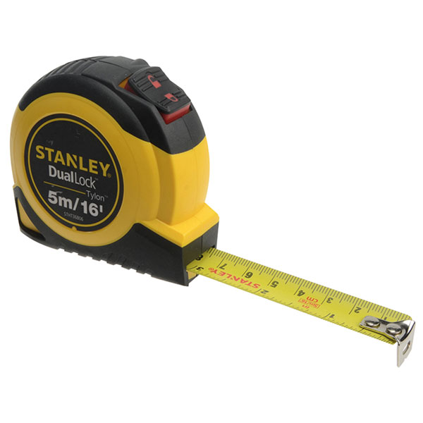 Stanley STHT36806-0 DualLock™ Tylon™ Pocket Tape 5m/16ft (Width 19mm)