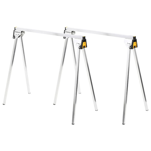  STST81337-1 Essential Metal Sawhorses (Twin Pack)