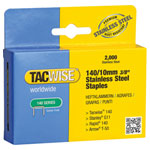 140 Stainless Steel Staples 10mm (Pack 2000)