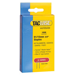 91 Narrow Crown Staples Selection - Electric Tackers Pack 2800