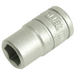 Hexagon Socket 6-Point Regular 1/2in Drive 10mm