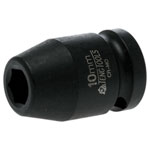Impact Socket Hexagon 6-Point 1/2in Drive 10mm