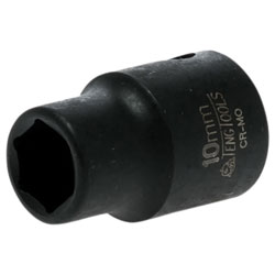 Impact Socket Hexagon 6-Point 3/8in Drive 8mm