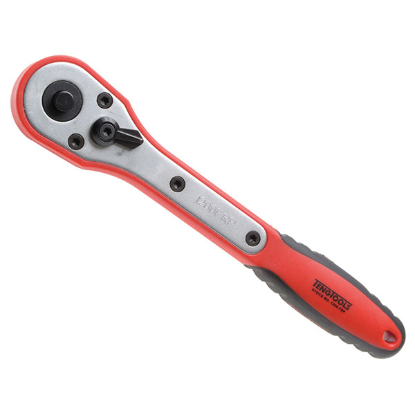 Teng 1200-FRP Quick-Release Reversible Ratchet 45 Tooth Fibre Hand...
