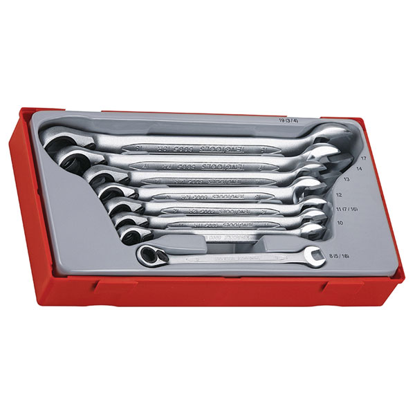Click to view product details and reviews for Teng Tt6508r Metric Ratchet Combination Spanner Set 8 Piece.