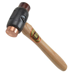 208 Copper / Hide Hammer Size A (25mm) 355g