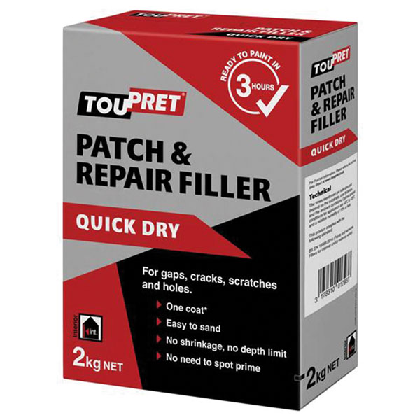 Toupret FGREB05GB Quick Dry Patch &amp; Repair 5kg