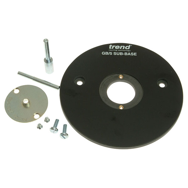 Trend GB/5 GB5 Sub Base C/W Bush & 2 Pins