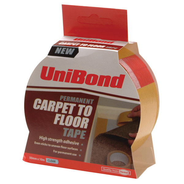 UniBond 1667748 Carpet Tape Permanent 50mm x 10m