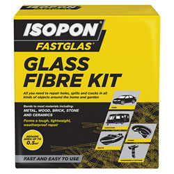 ISOPON® FASTGLAS Resin & Glass Fibre Kit Large