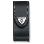Black Leather Belt Pouch (2-4 Layer)