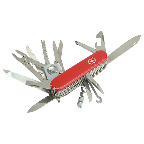 SwissChamp Swiss Army Knife Red 1679500 | Rapid Electronics