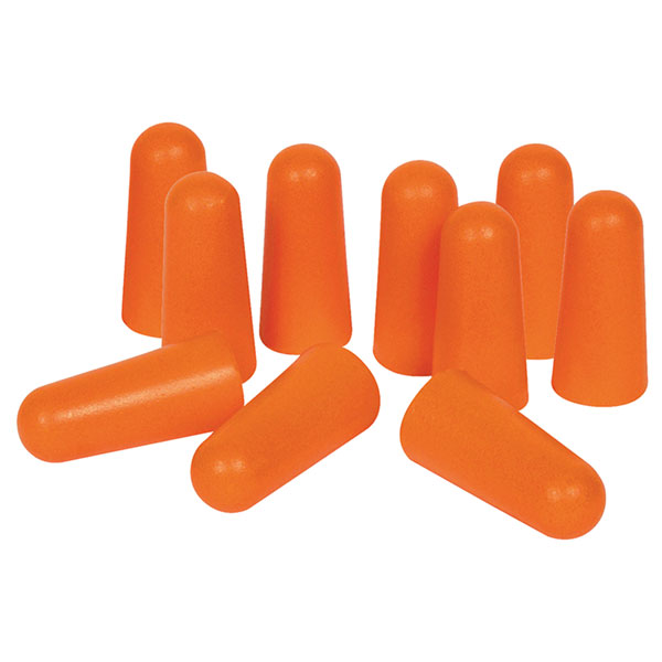 Vitrex 333140 Tapered Disposable Earplugs SNR 33 dB (5 Pairs)