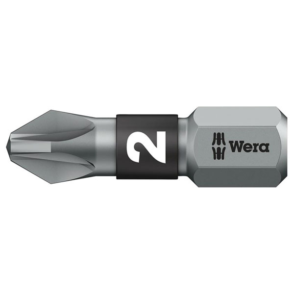 Wera 05056722001 855/1 BTZ BiTorsion Pozidriv Bits Extra Tough PZ2...