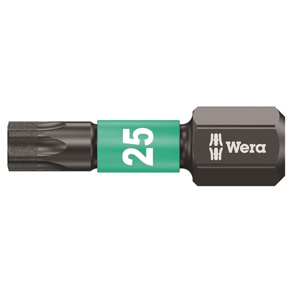 Wera 05057623001 867/1 Impaktor Insert Bits TORX TX15 x 25mm (Box 10)