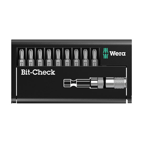 Wera 05136011001 Bit-Check BC Drywall Construction Bit Set, 10 Piece