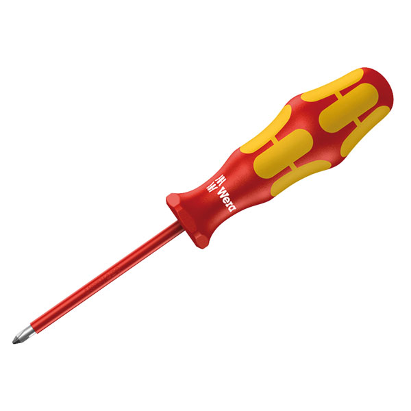Wera 05100011001 Kraftform Plus 162i VDE Ins S/Driver Phillips Tip...