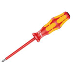 Kraftform Plus 165i VDE Insulated Screwdriver Pozidriv Tip PZ1 x 80mm