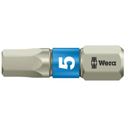 Wera 3840/1 TS Torsion Stainless Insert Bit Hex