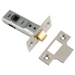 M888 Tubular Mortice Latch 64mm 2.5in Polished Brass Visi Pack of 1