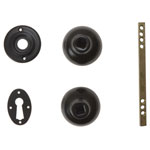 P405 Rim Knob Black Finish