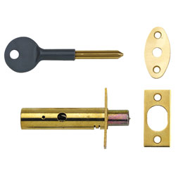 PM444 Door Security Bolt Brass Finish Visi of 1