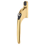 PVCu Window Handle Polished Brass Finish