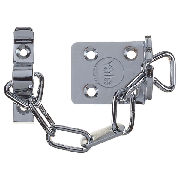  WS6 Security Door Chain - Chrome Finish