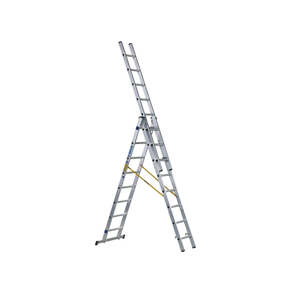 Building Supplies Ladders Zarges Triple Extension Ladder with ...