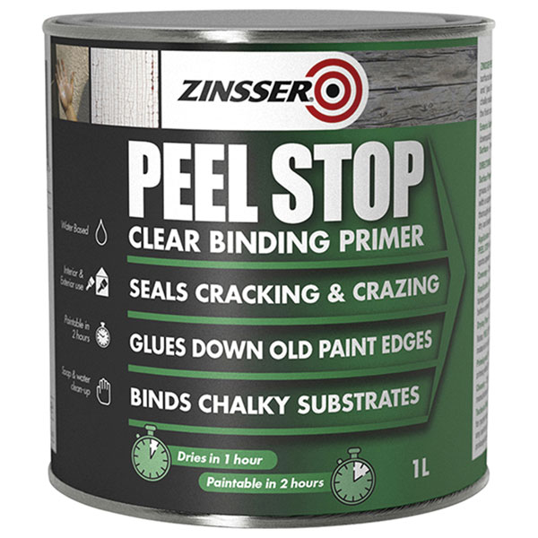 Zinsser ZN7180001D1 Peel Stop® Clear Binding Primer Paint 1 litre