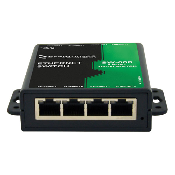  SW-008 8 Port Unmanaged Ethernet Switch Wall Mountable