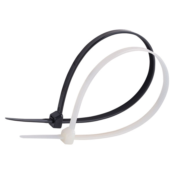 UniStrand UNI-CT35W Natural 450mm Nylon Cable Ties Wide(8mm) Pack ...