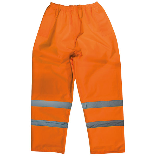  807LO Hi-Vis Orange Waterproof Trousers - Large