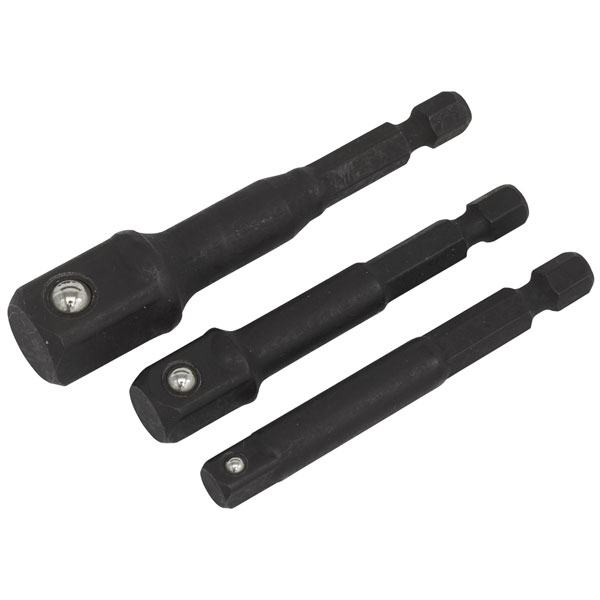 Sealey AK5521 Impact Socket Adaptor Set 3pc
