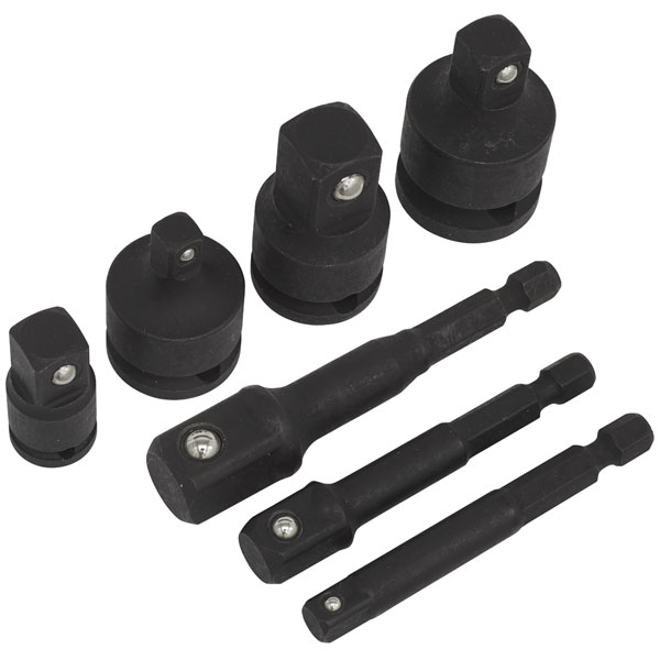 Sealey AK5522 Impact Socket Adaptor Set 7pc