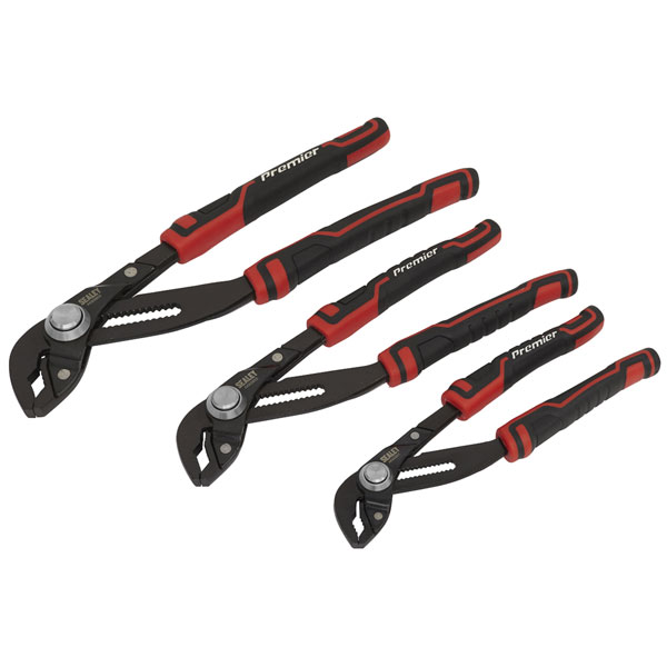 Click to view product details and reviews for Sealey Ak8380 Water Pump Pliers Set 3pc Quick Release.