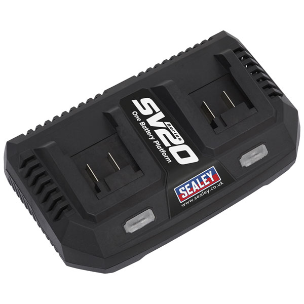 Sealey CP20VMC2 Dual Battery Charger 20V Lithium-ion for SV20 Series