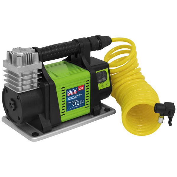 Sealey MAC05D Digital Tyre Inflator 12V Heavy-Duty