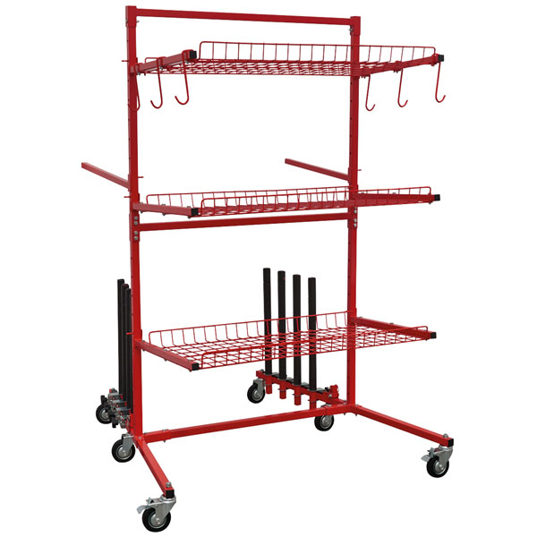 Sealey MK75 Parts Cart with Panel Train