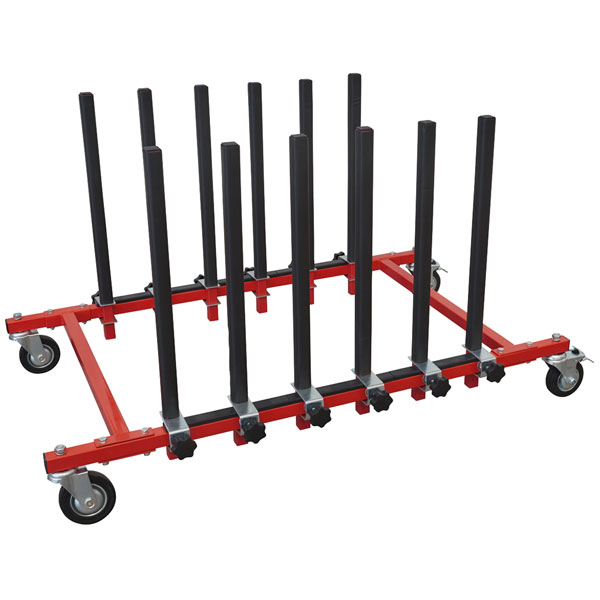 Sealey MK76 Panel Storage Rack Mobile Holds 5 Panels