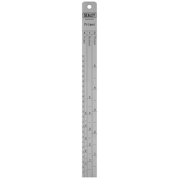 Sealey PA04 Aluminium Paint Measuring Stick 2:1/4:1