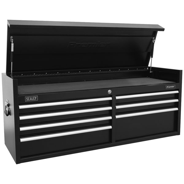 Sealey PTB141507 Topchest 7 Drawer 1415mm Heavy-Duty Black