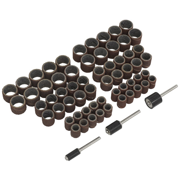 Sealey RTA63SB Rotary Tool Sanding Bands Set 63pc