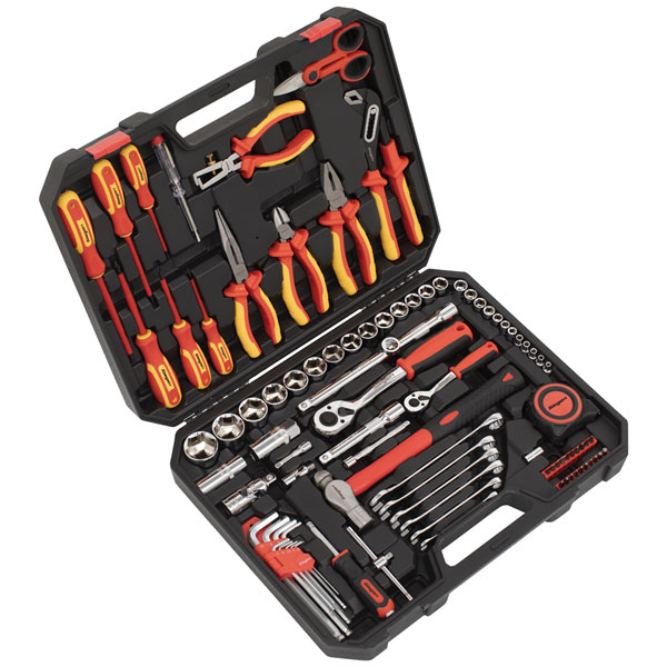Siegen S01217 Electrician's Tool Kit 90pc