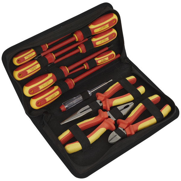 Siegen S01219 Electrical VDE Tool Set 11pc