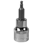 Ball-End Hex Socket Bit 3mm 3/8Sq Drive