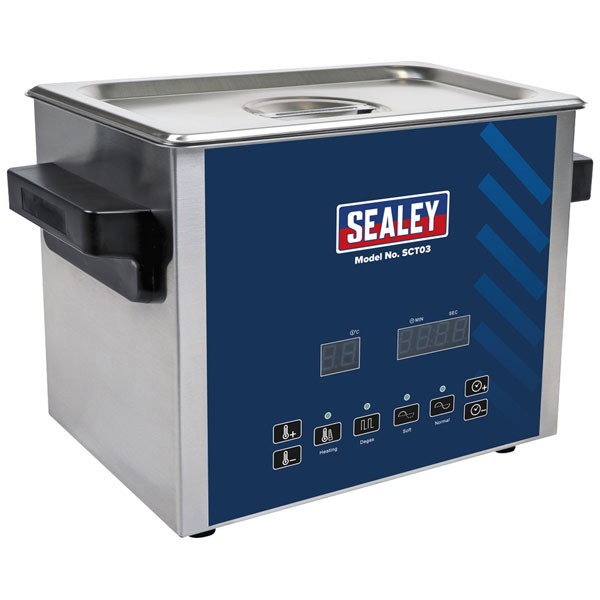 Sealey SCT03 Ultrasonic Parts Cleaning Tank 3L
