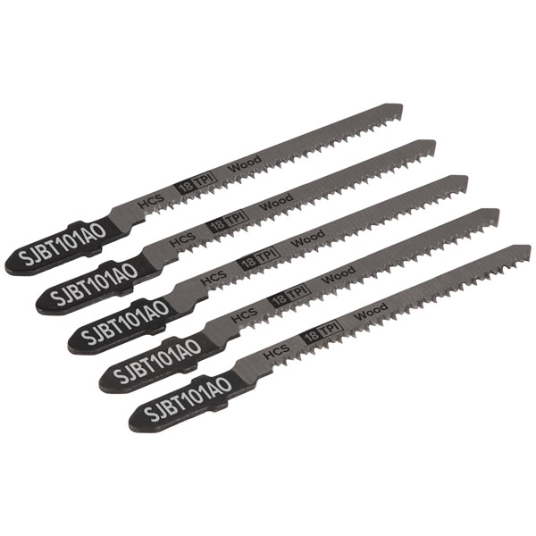 Sealey SJBT118BF Jigsaw Blade Metal 75mm 12tpi - Pack of 5