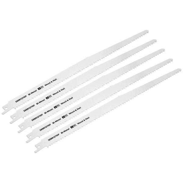 Sealey SRBR622EF Reciprocating Saw Blade Metal 150mm 18tpi - Pack of 5